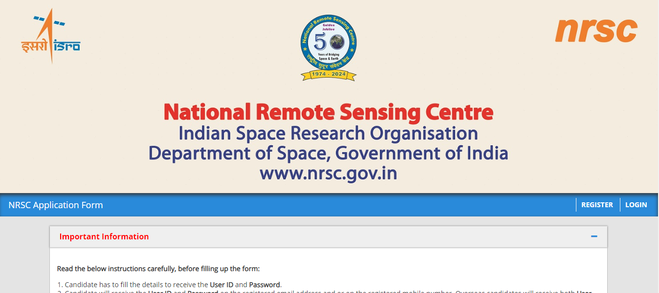 ISRO NRSC recruitment 2023