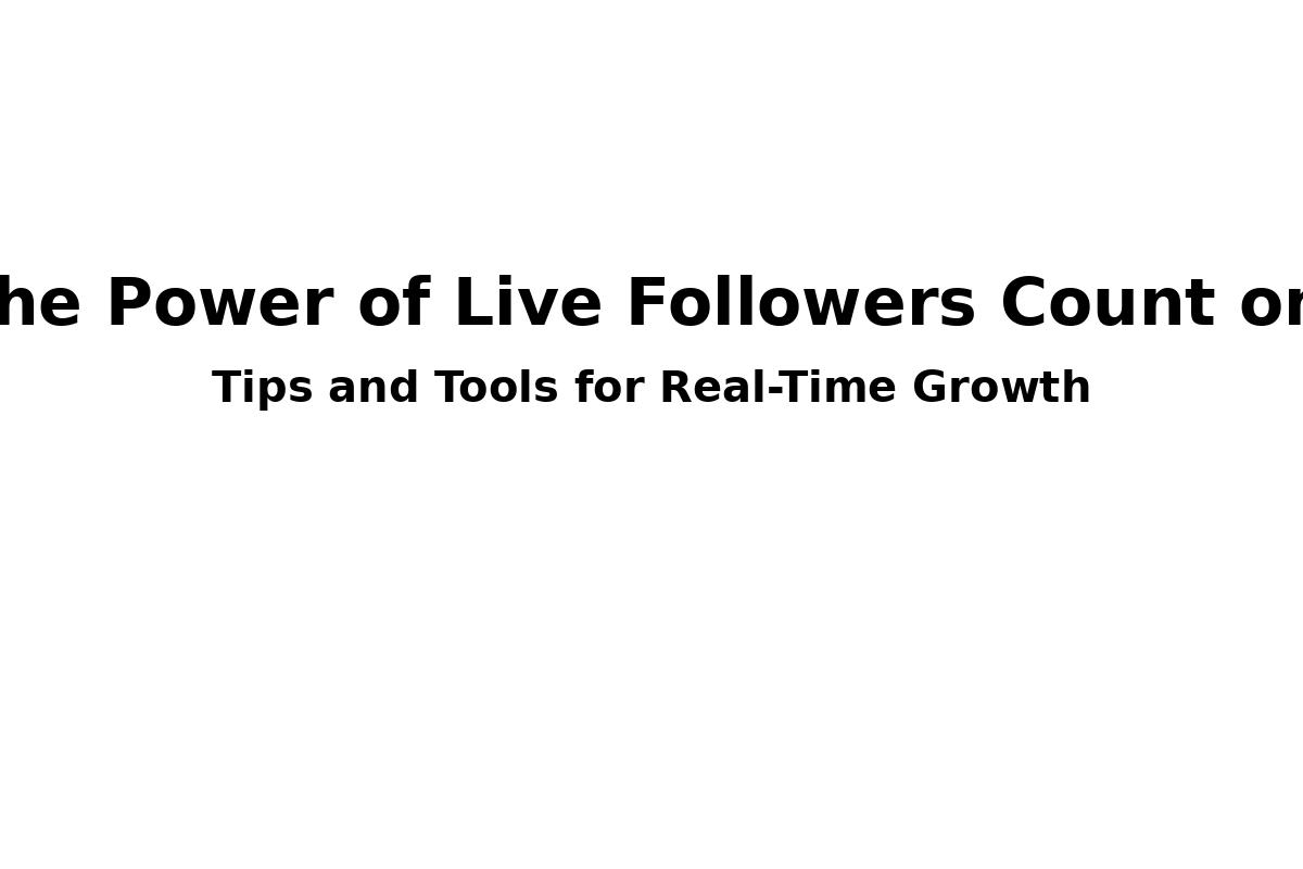 live followers count instagram