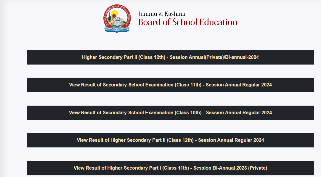 JKBOSE 10th Result 2024: How to Check and Grading Criteria